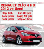 Renault Clio 4 HB Avantajlı Krom Set 6 Ürün 2012 Üzeri P. Çelik