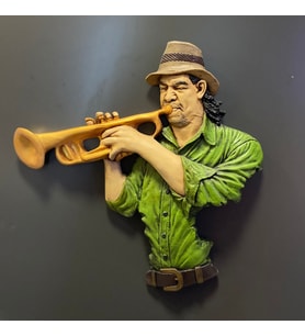 Trompet Çalan Müzisyen Adam