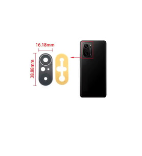 Redmi K40 İle Uyumlu Kamera Camı İthal Set