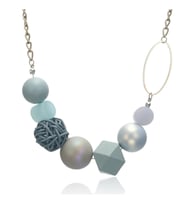 Waves And Pebbles Space Kolye No3