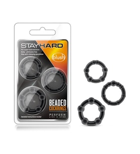 Blush Stay Hard Beaded Pe*nis Halkası 3’lü Set