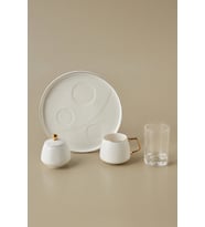 Karaca Streamline Saturn Tek Kişilik Kahve Sunum Seti 100 ml