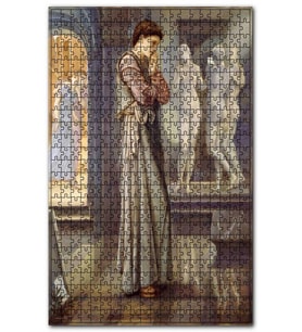Cakapuzzle Heart Desires Edward Burn Jones Yağlıboya Puzzle Yapboz MDF(Ahşap) (120 Parça)