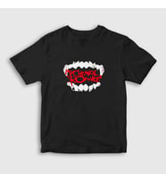 Presmono Unisex Çocuk Siyah Teeth My Chemical Romance T-Shirt 71599tt