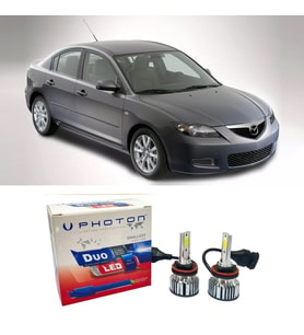 Mazda 3 Led Xenon Kısa Far Ampulü H7 Duo Yeni Seri Beyaz 2003-2008