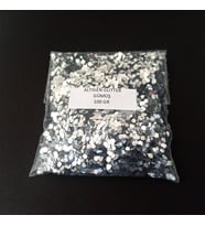 GLİTTER ALTIGEN EPOKSİ SÜSLEME PULU NAİL ART MAKYAJ SİM GÜMÜŞ 100 GR