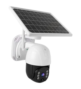 Solar Panelli Su Geçirmez Gece Görüş Destekli Wifi Bağlantılı Güvenlik Kamerası