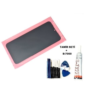 Infinix HOT 10İ Uyumlu Lcd Ekran Dokunmatik Servis + B-7000 + Tamir Seti