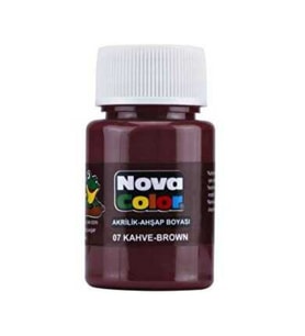Nova Color Akrilik Boya 30 Ml Kahverengi - 2 adet