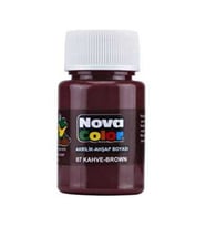 Nova Color Akrilik Boya 30 Ml Kahverengi - 2 adet