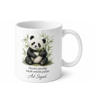 Panda Figürlü Sevimli Baskılı Porselen Kupa Bardak Hediye