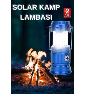 Kamp Lambası El Feneri Askılı Büyük Boy USB Şarjlı Işıldak