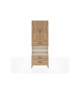 Arges Dolap 5 Raflı 3 Çekmeceli 2 Kapaklı 88x30x243 Aytaşı-Çam