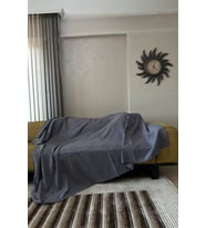 Sofline Kadife Şönil Koltuk Örtüsü, Kaymaz Kanepe Örtüsü, Koltuk Şalı (180 x 220cm)