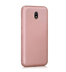 Xiaomi Redmi 9A Premium Silikon Kılıf Rose Gold