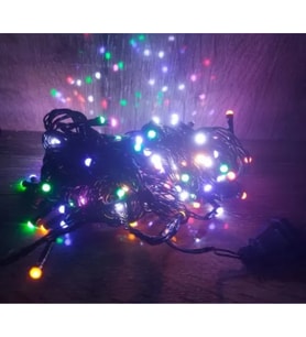 10m 100 Led Damla Uçlu Gün Işığı Siyah Kablo