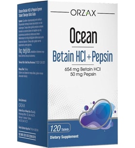 Ocean Betain HCI + Pepsin 120 Tablet