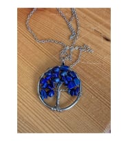 Lapis Lazuli Hayat Ağacı Kolye