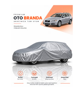 VOLVO V70 (2007-2016) STATION WAGON Uyumlu Araba Brandası Oto Branda Araba Örtüsü Araç Çadırı
