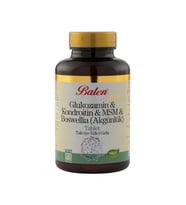 Balen Glukozamin Kondroitin MSM Boswelia Tablet 1200 Mg. 120 Tablet