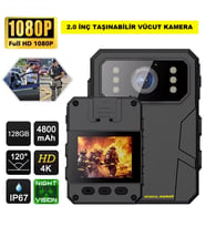 2.0 İNÇ TAŞINABİLİR VÜCUT KAMERA