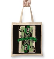 Playing Card Skull Bez Çanta Uzun Saplı