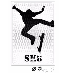 Skate Kaykay Puzzle 240 Parça Yapboz