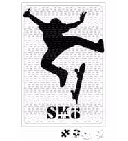 Skate Kaykay Puzzle 240 Parça Yapboz