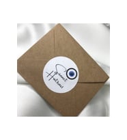 Sünnet Etiketi Nazar Boncuklu Sünnet Düğünü Çocuk Serisi Sticker Sünnet Mevlidi 4 Cm (100 Adet)