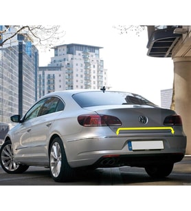 VW Passat CC 2013-2017 Arka Tampon Orta Izgara Krom Çıtası 3C8807443B