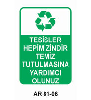 İŞ GÜVENLİĞİ UYARI LEVHASI 1 ADET PVC 21 X 29CM