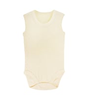 Sema Baby Jakarlı Askılı Badi (Body) - Krem 0-3 Ay (Çok Renkli)