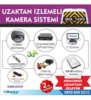 Okul Ve Servis Taşıtları İçin 320 Gb Kayıtlı Kamera Set
