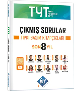 TYT Çıkmış Sorular Son 8 Yıl Tıpkı Basım Kitapçıkları KR Akademi Yayınları