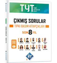 TYT Çıkmış Sorular Son 8 Yıl Tıpkı Basım Kitapçıkları KR Akademi Yayınları