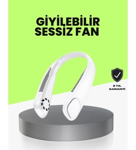 Bıçaksız Güvenli Tasarımlı Sessiz Boyun Fanı