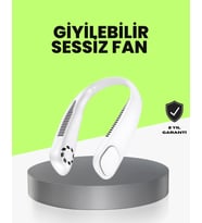 Bıçaksız Güvenli Tasarımlı Sessiz Boyun Fanı