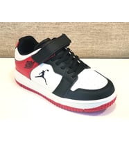 Cool Haykat Çocuk Bantlı Sneaker Siyah/kırmızı (Siyah-Kırmızı)