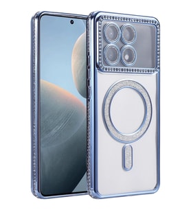 Poco X6 Pro Joke Simli Magneticsafe Kılıf - Mavi