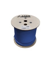 AGER AC-600-5-BL 500MT U/UTP CAT6 LS0H HELOJEN FREE Mavi 250MHZ 23AWG %100 Bakır Cat6 Kablo