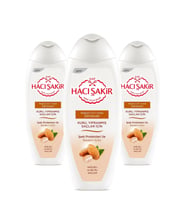 Hacı Sakir 2 si1 Arada Sampuan Badem Sütü 500 Ml 3 lu Paket