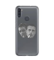 Samsung Galaxy M21 Uyumlu Fight Club Desenli Şeffaf Telefon Kılıfı