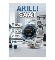2025 Model Yuvarlak Ekran GPS Destekli Android iOS Uyumlu Akıllı Saat