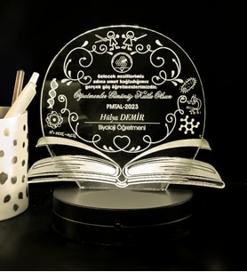 Biyoloji Öğretmene Özel 3d Gece Lambası Hediyelik (Beyaz)