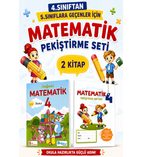 4.Sınıftan 5.Sınıfa Geçenler İçin Matematik Pekiştirme Seti 2 Kitap