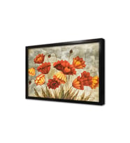 Çiçek Çerçeveli Mdf Tablo