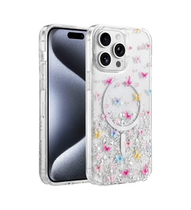 İphone 15 Misk Simli Kapak - Desen 4