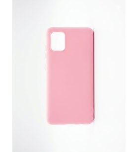 Samsung Galaxy A 51 Pembe Silikon Kılıf Modeli