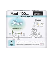 Sleepy Bio Natural Bebek Bezi Premium Plus 4 Beden Maxi 100 Adet - Standart
