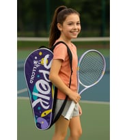 Komple Çantalı Kort Çocuk Tenis Raketi Set HKW23MOR